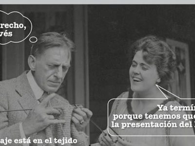 Un libro sobre el arte de tejer