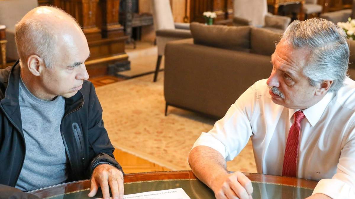 Rodríguez Larreta y Fernández. Fuente: (Twitter)