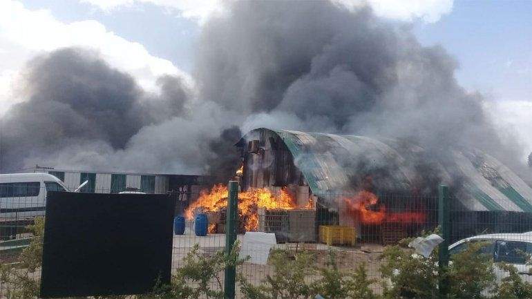 Incendio en Neuquén: Fuente: (Twitter)