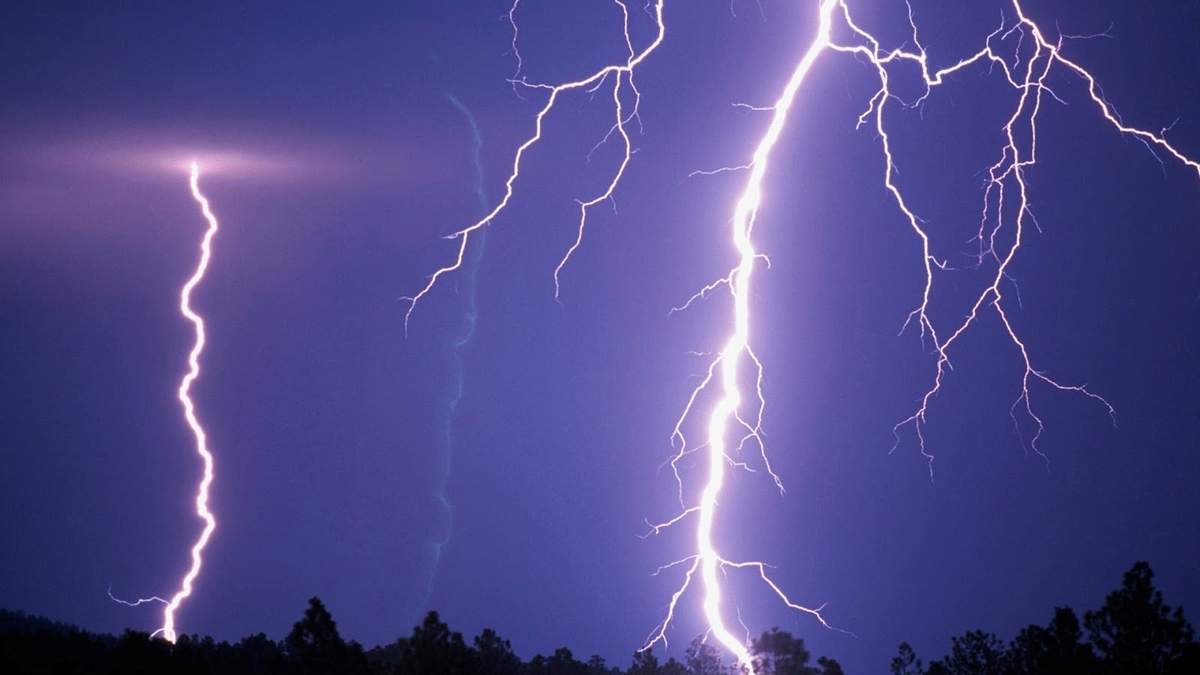 Tormenta eléctrica en el Alto Valle. Fuente: (Twitter)