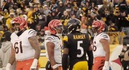 NFL suspende a Ja'Marr Chase, de los Bengals, por escupir a Jalen Ramsey, de los Steelers