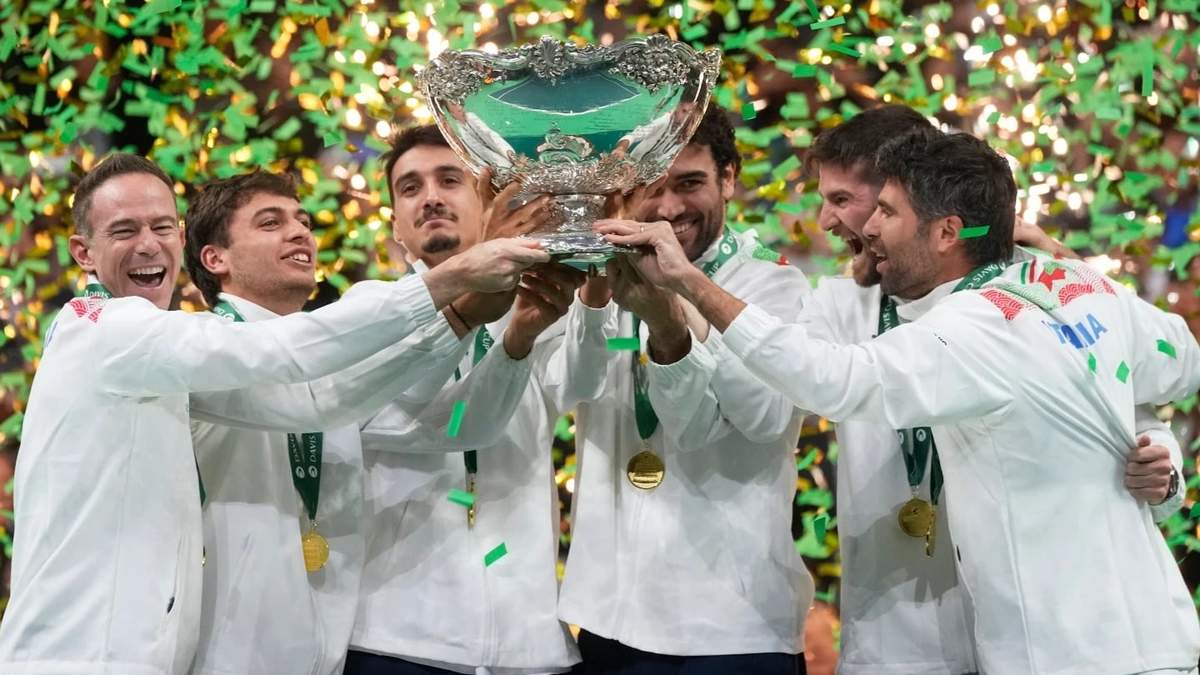 Italia gana la Copa Davis por tercer año consecutivo al vencer a España en la final