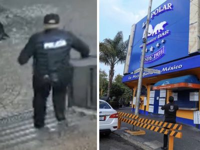 Presunto policía ayuda a sacar a la calle al cliente golpeado en La Polar; esto dijo la SSC (Video)