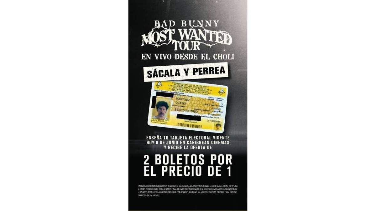 "Sácala y perrea" de Bad Bunny