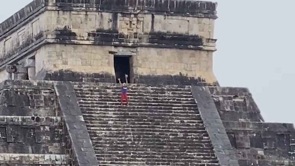 Chichén Itzá. Falta de respeto