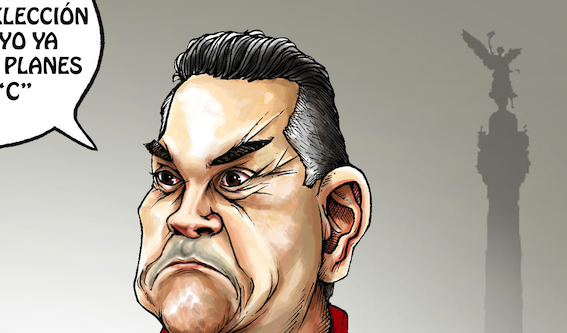 Vista previa de "La lucha sigue", cartón de José Antonio Rodríguez