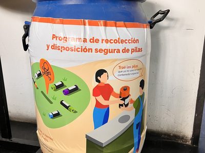Desde el inicio del Programa de Recolección de Pilas usadas, se acopiaron más de 300 kilos