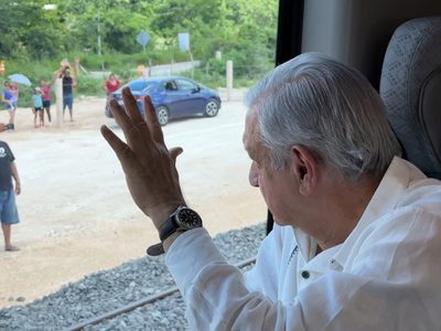 Tren Maya: una “inauguración electoral” y a medias (Video)