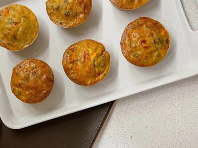 Muffins de choclo y zanahoria: probá esta versión salada, súper esponjosa y con el mejor sabor