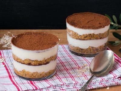 Tiramisú individual, sin azúcar ni harina: preparate esta versión rápida y baja en calorías para el antojo dulce