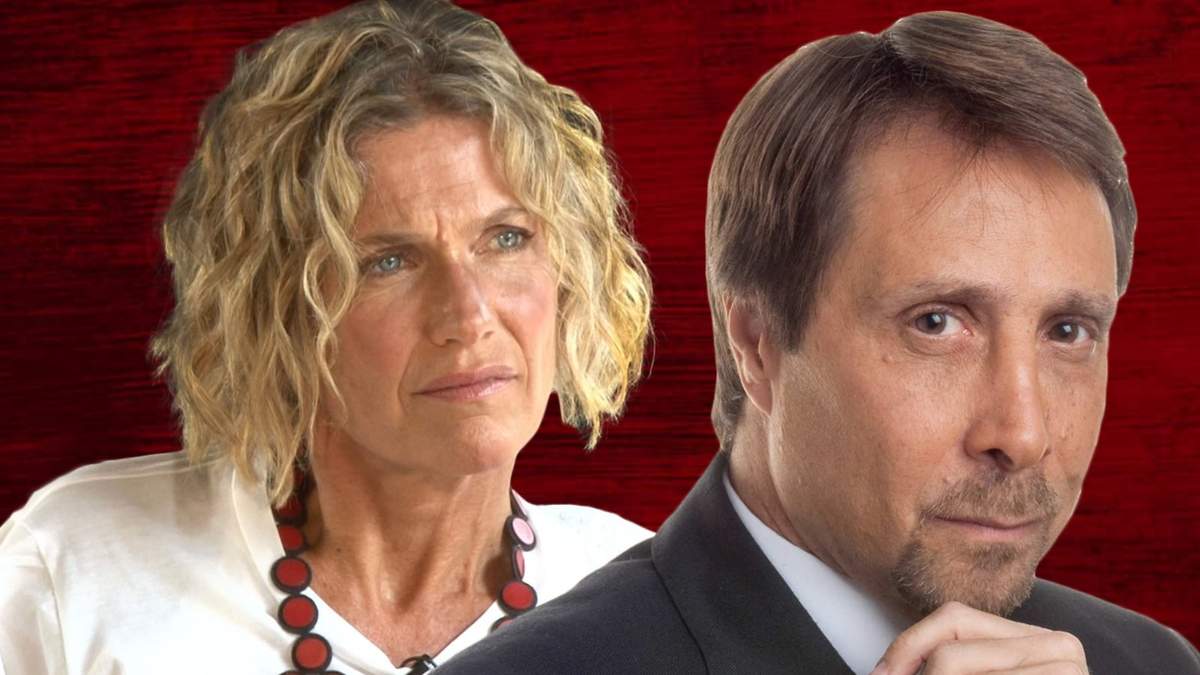 Maru Botana y Eduardo Feinmann. Fuente: (Minuto Neuquén)