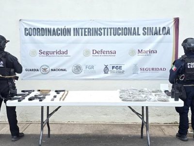 Aseguran armas y drogas tras disturbio en penal de Culiacán