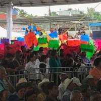 '¡Miente, señor presidente!”, gritan antorchistas a López Obrador en Veracruz (Video)