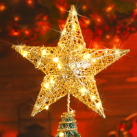 Con palitos de brochette hacé estas estrellas luminosas estilo rústico para darle un toque boho a tu casa estas fiestas