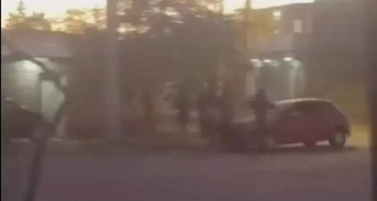 El caso quedó registrado en un video. Fuente (X)
