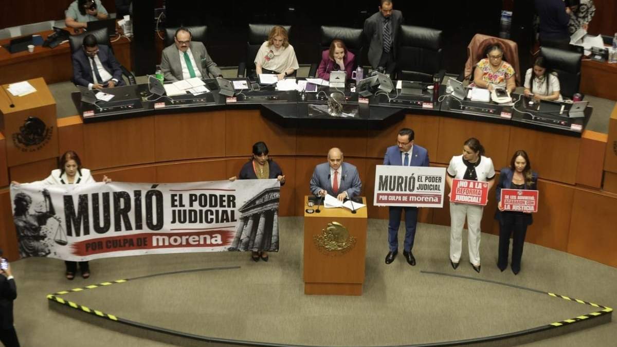 La bancada del PRI en el Senado de la República