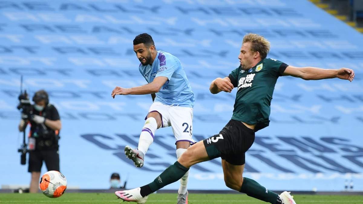 Manchester City - Burnley. Fuente: (Twitter).