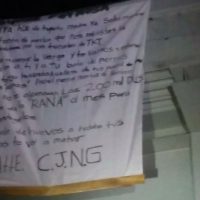 En narcomanta CJNG amenaza de muerte a titular de Seguridad Pública de BC