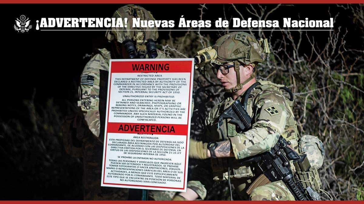 El mensaje de advertencia del gobierno de Estados Unidos