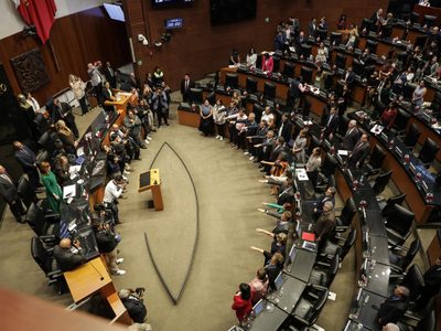 Rinden protesta integrantes del Consejo Nacional Ciudadano del Sistema Nacional de Búsqueda
