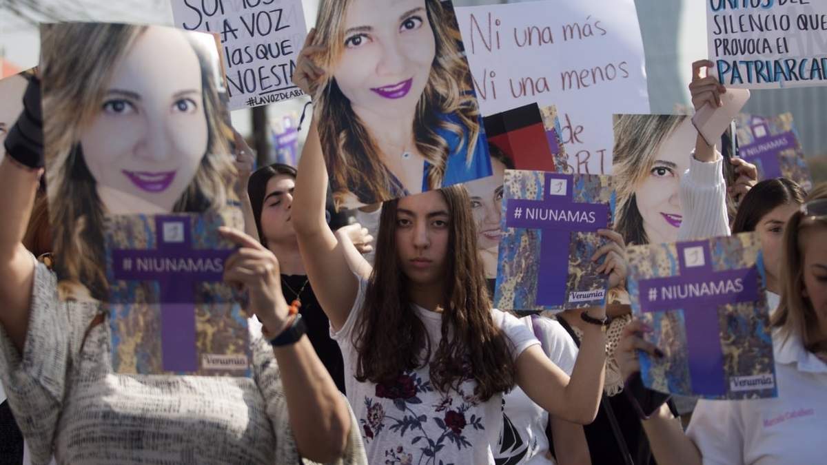 Protestas por el feminicidio de Abril Pérez