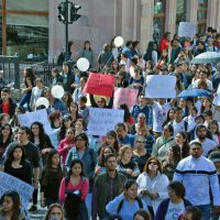 Marchan en Zacatecas para exigir justicia por el feminicidio de Cinthia Nayeli