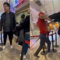 Hombre agrede a empleado de cine tras negarle boletos para sala IMAX (Video)