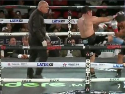 Se le va a las patadas al rival: "Tashiro" Fierro pierde el control y es descalificado (video)