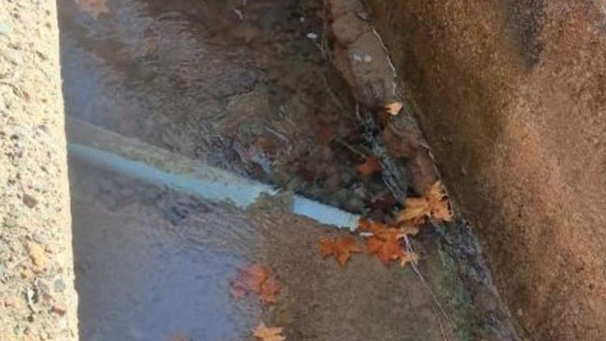 Un derroche de agua preocupante.
