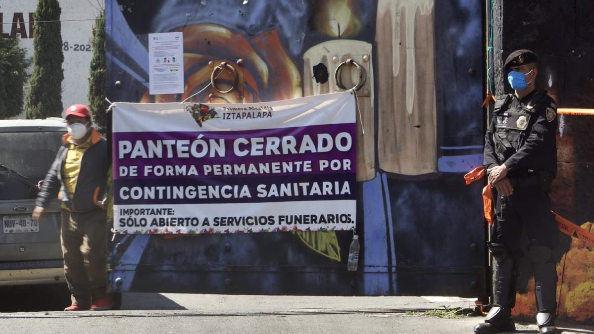 Panteones cerrados en Día de Muertos