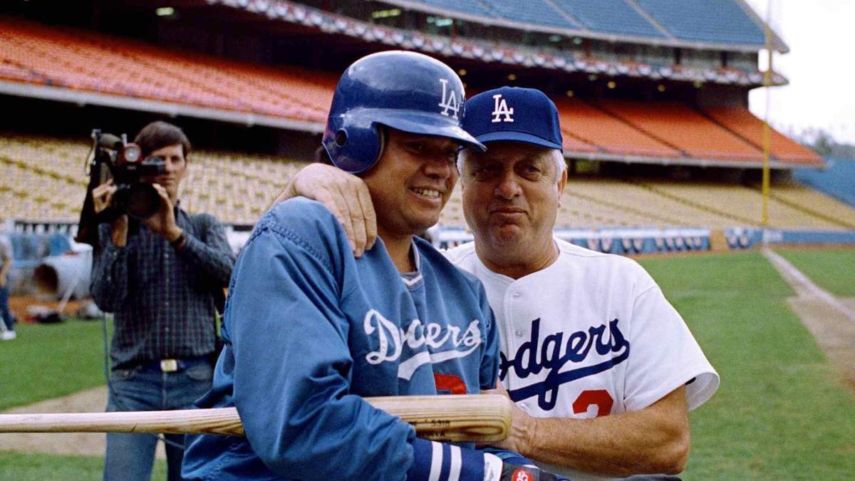 Valenzuela y Lasorda