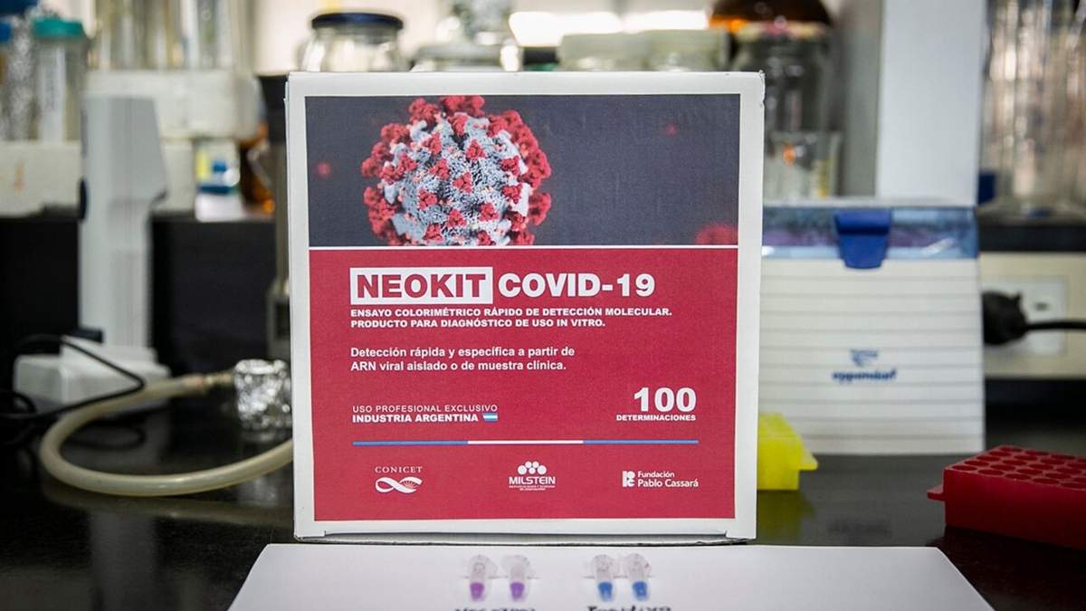 El test NEOKIT que puede diagnosticar la variante Ómicron. Fuente: (Twitter)