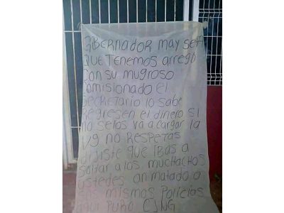 Violencia en Tabasco: Narcomantas dirigidas a Javier May, quema de vehículos, ataques a policías...