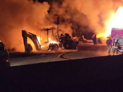 Acusaron al hermano de Jones Huala de haber incendiado las máquinas de Conevial