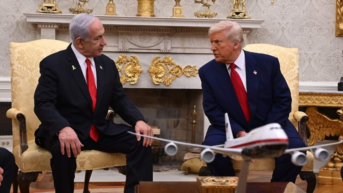 Benjamin Netanyahu y Donald Trump se reunieron en la Casa Blanca en abril de 2025