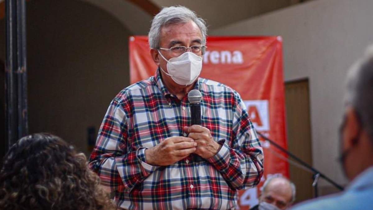 Rubén Rocha Moya, senador y precandidato de Morena al gobierno de Sinaloa