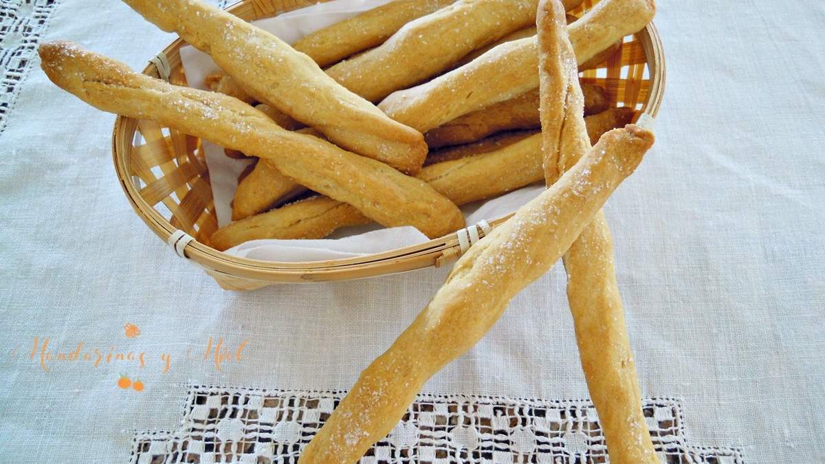 Grisines de garbanzo. Fuente: (Instagram)