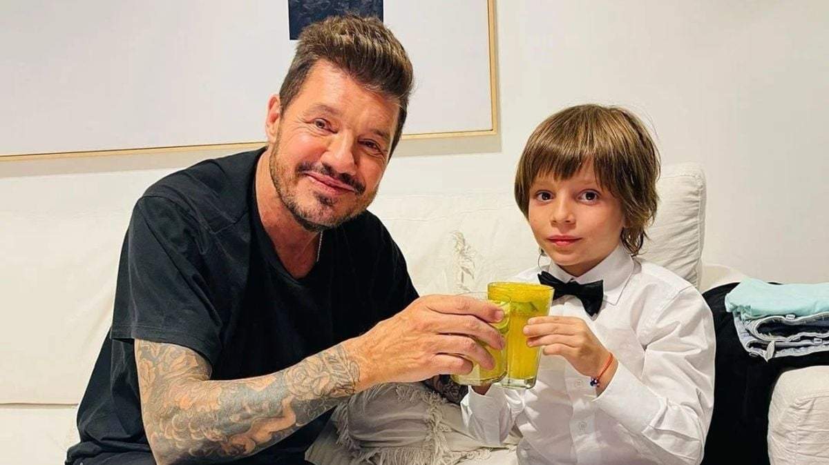 Marcelo Tinelli junto a su hijo Lolo. Fuente: (Instagram)