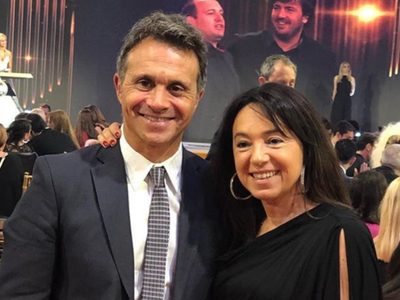 Jamás los viste así: siempre juntos, Sergio Lapegüe y su esposa protagonizaron un momento único