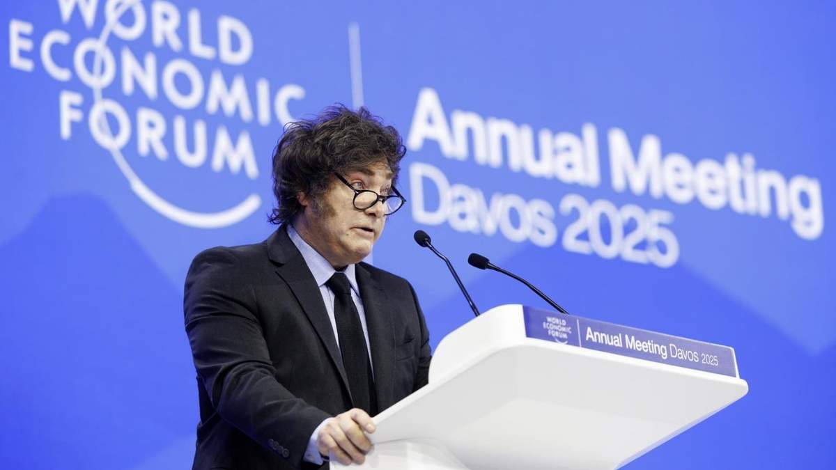 Javier Milei participó por segunda vez en el Foro de Davos. Fuente: (X)