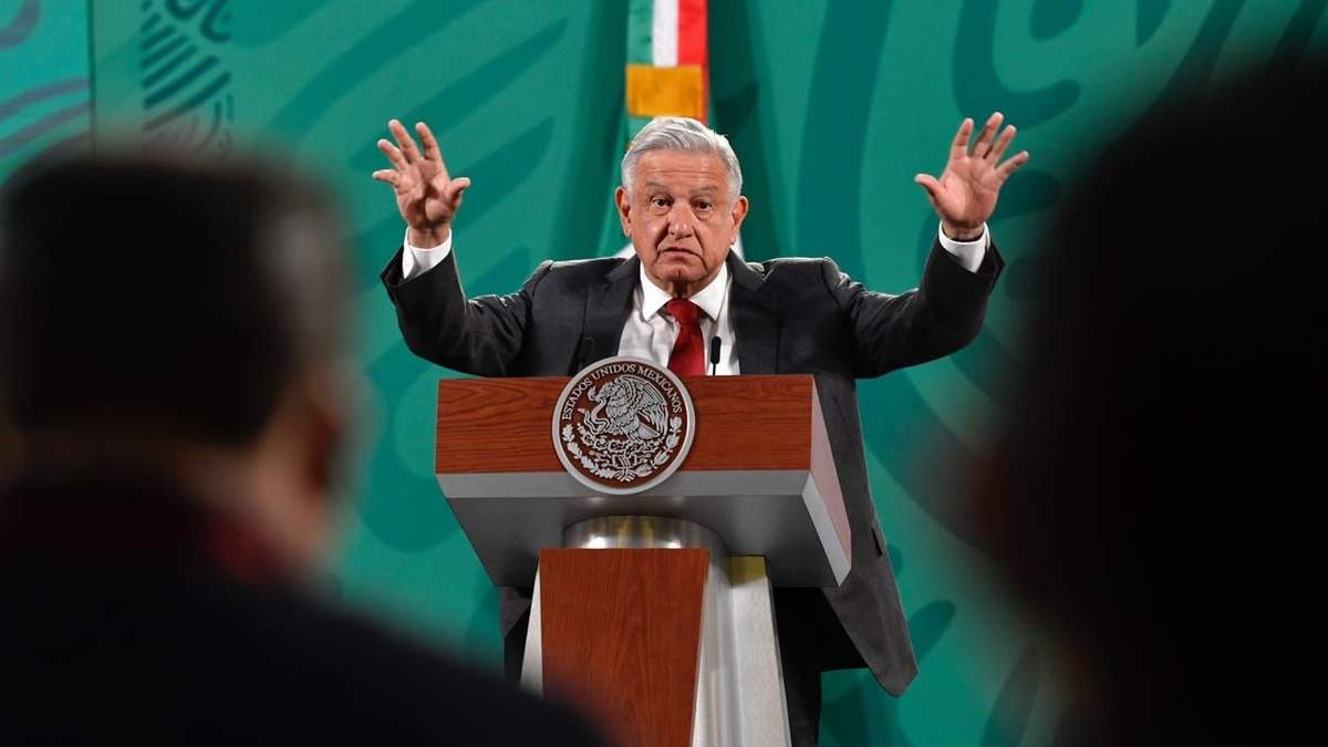 AMLO en su conferencia de prensa mañanera