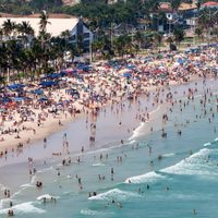 Así están las playas de Brasil en medio de la pandemia