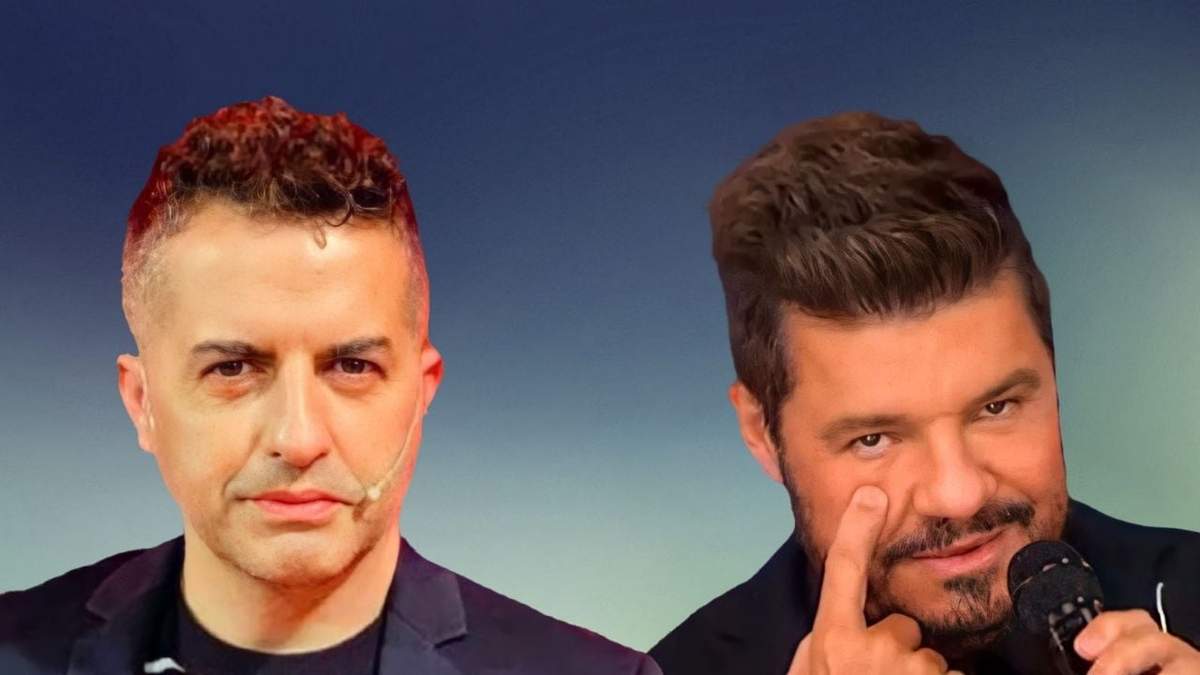 Ángel de Brito y Marcelo Tinelli. Fuente: (Minuto Neuquén)