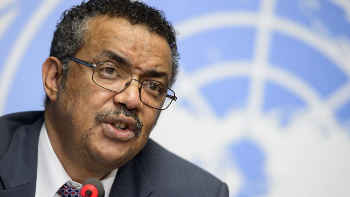 El director de la OMS, Tedros Adhanom Ghebreyesus. Fuente: (Twitter)