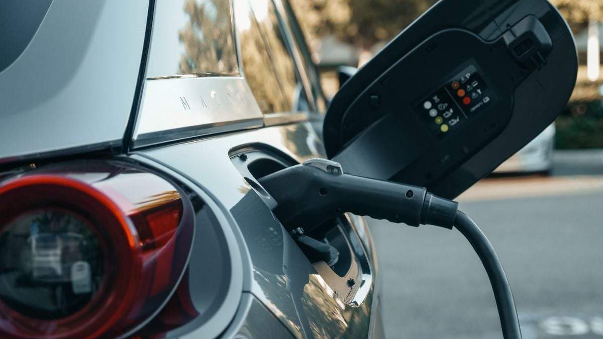 Un vehículo eléctrico