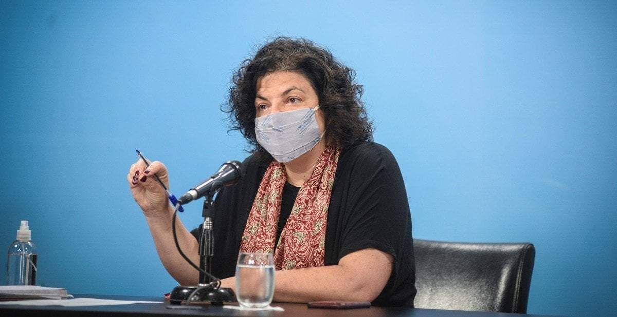 La ministra de Salud de la Nación, Carla Vizzotti. Fuente: (Twitter)