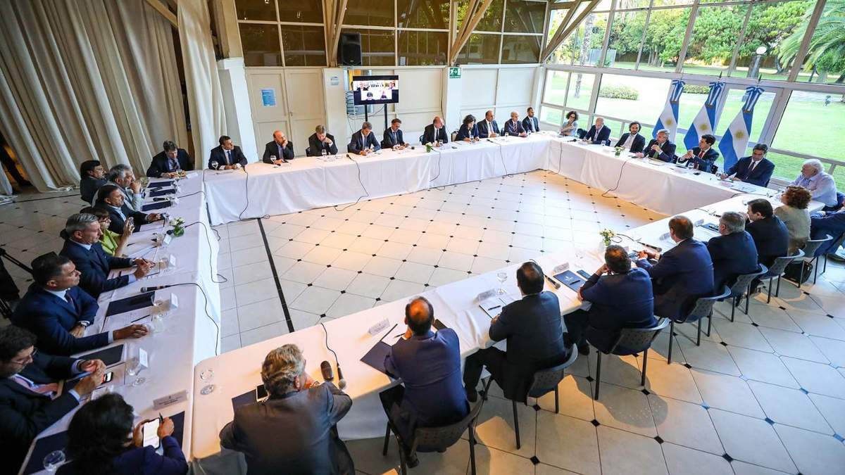 Reunión de Alberto Fernández con gobernadores. Fuente: (Instagram).