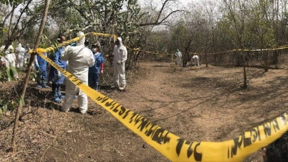Uno de los sitios hallados en Tamaulipas