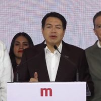Mario Delgado proclama ganadora a Claudia Sheinbaum (Video)