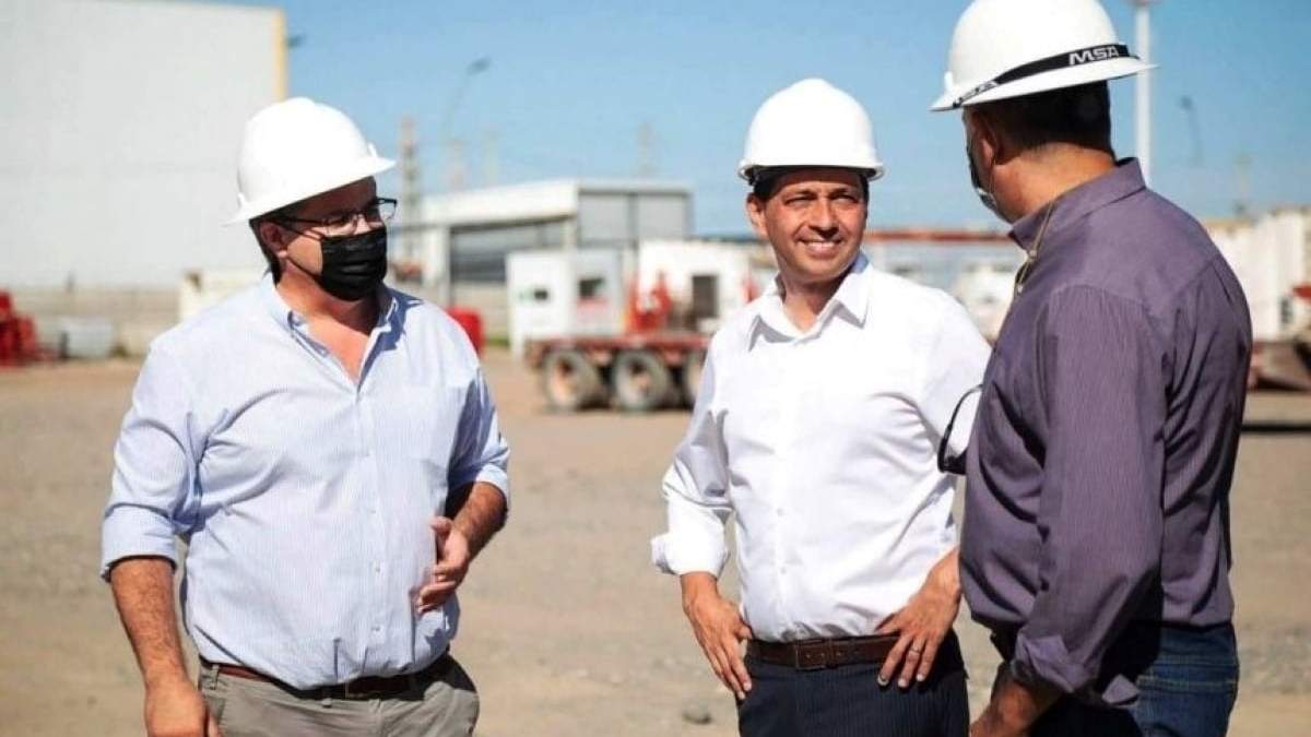Marcos Koopmann en Vaca Muerta. Fuente: (Twitter)